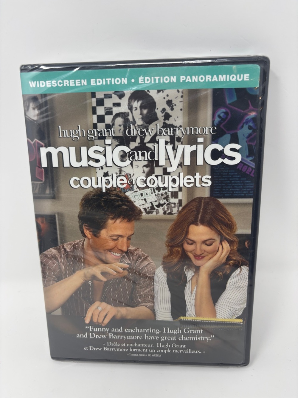 Factory Sealed Music and Lyrics DVD Widescreen Hugh Grant Drew Barrymore